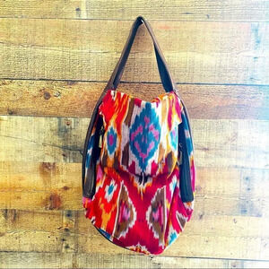 Bryan Nicole Aztec Print Hobo Bag